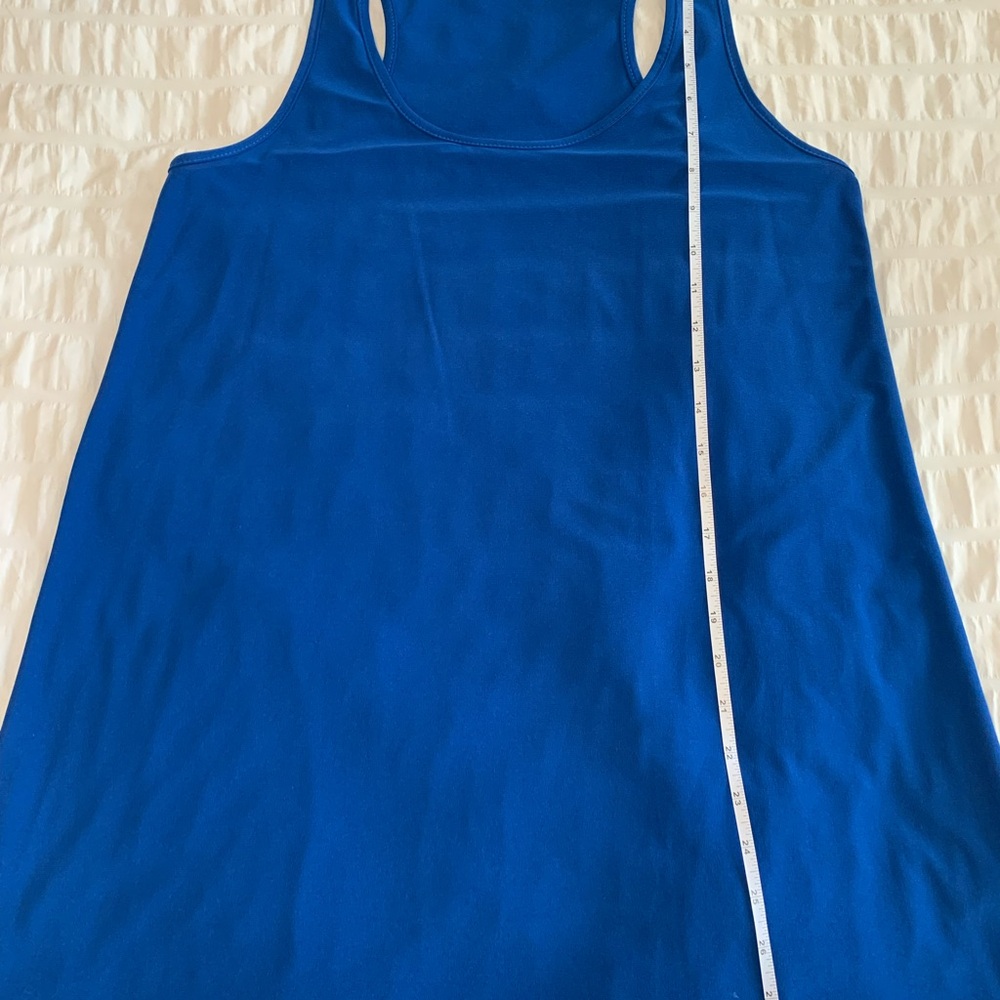 The Zig Zag Stripe Blue Tank Top with Relaxed Fit - Picture 11 of 16